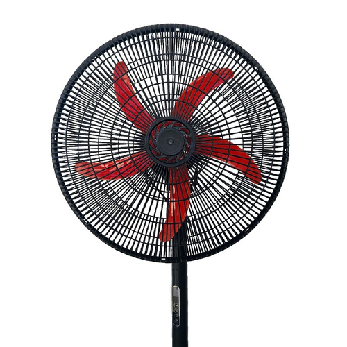 VenCore FanBlade 7668-10001 - Ανεμιστήρας με Ορθοστάτη 70w Μαύρο και Κόκκινο με Τηλεχειριστήριο, Χρονοδιακόπτη και Ρυθμιστή Έντασης