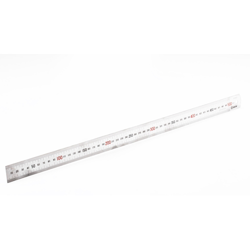 Ρίγα ατσάλινη διπλής όψης 500mm - 20". Απο την μια μεριά μετρική απο την άλλη ίντσα. / ST91403