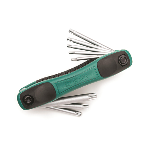 Torx αναδιπλούμενα σετ 7τεμ. Περιέχει T9, T10, T15, T20, T25, T27, T30, T40 / ST09123SJ