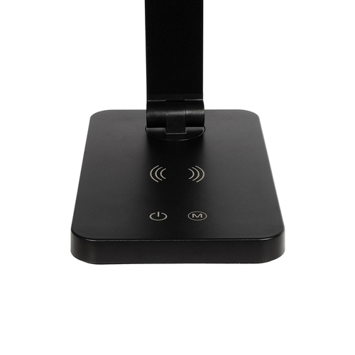 GLOBOSTAR® TEBLA 60482 Μοντέρνο Επιτραπέζιο Φωτιστικό Γραφείου με Ασύρματη Φόρτιση 5W 1A LED 5W 500lm 120° AC 220-240V IP20 Ρυθμιζόμενο Λευκό CCT με Αφή 2700K/4500K/6000K Dimmable - Bridgelux SMD Chip - Μαύρο - Μ11 x Π31 x Υ52cm - 2 Χρόνια Εγγύηση GLOBOSTAR® TEBLA 60482 Μοντέρνο Επιτραπέζιο Φωτιστικό Γραφείου με Ασύρματη Φόρτιση 5W 1A LED 5W 500lm 120° AC 220-240V IP20 Ρυθμιζόμενο Λευκό CCT με Αφή 2700K/4500K/6000K Dimmable - Bridgelux SMD Chip - Μαύρο - Μ11 x Π31 x Υ52cm - 2 Χρόνια Εγγύηση