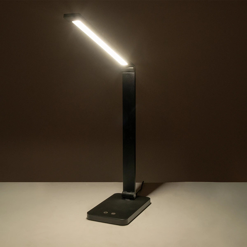 GLOBOSTAR® TEBLA 60481 Μοντέρνο Επιτραπέζιο Φωτιστικό Γραφείου LED 5W 500lm 120° AC 220-240V IP20 Ρυθμιζόμενο Λευκό CCT με Αφή 2700K/4500K/6000K Dimmable - Bridgelux SMD Chip - Μαύρο - Μ11 x Π31 x Υ52cm - 2 Χρόνια Εγγύηση GLOBOSTAR® TEBLA 60481 Μοντέρνο Επιτραπέζιο Φωτιστικό Γραφείου LED 5W 500lm 120° AC 220-240V IP20 Ρυθμιζόμενο Λευκό CCT με Αφή 2700K/4500K/6000K Dimmable - Bridgelux SMD Chip - Μαύρο - Μ11 x Π31 x Υ52cm - 2 Χρόνια Εγγύηση