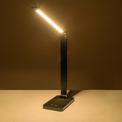 GLOBOSTAR® TEBLA 60481 Μοντέρνο Επιτραπέζιο Φωτιστικό Γραφείου LED 5W 500lm 120° AC 220-240V IP20 Ρυθμιζόμενο Λευκό CCT με Αφή 2700K/4500K/6000K Dimmable - Bridgelux SMD Chip - Μαύρο - Μ11 x Π31 x Υ52cm - 2 Χρόνια Εγγύηση GLOBOSTAR® TEBLA 60481 Μοντέρνο Επιτραπέζιο Φωτιστικό Γραφείου LED 5W 500lm 120° AC 220-240V IP20 Ρυθμιζόμενο Λευκό CCT με Αφή 2700K/4500K/6000K Dimmable - Bridgelux SMD Chip - Μαύρο - Μ11 x Π31 x Υ52cm - 2 Χρόνια Εγγύηση