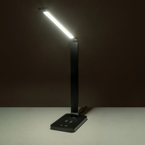 GLOBOSTAR® TEBLA 60482 Μοντέρνο Επιτραπέζιο Φωτιστικό Γραφείου με Ασύρματη Φόρτιση 5W 1A LED 5W 500lm 120° AC 220-240V IP20 Ρυθμιζόμενο Λευκό CCT με Αφή 2700K/4500K/6000K Dimmable - Bridgelux SMD Chip - Μαύρο - Μ11 x Π31 x Υ52cm - 2 Χρόνια Εγγύηση GLOBOSTAR® TEBLA 60482 Μοντέρνο Επιτραπέζιο Φωτιστικό Γραφείου με Ασύρματη Φόρτιση 5W 1A LED 5W 500lm 120° AC 220-240V IP20 Ρυθμιζόμενο Λευκό CCT με Αφή 2700K/4500K/6000K Dimmable - Bridgelux SMD Chip - Μαύρο - Μ11 x Π31 x Υ52cm - 2 Χρόνια Εγγύηση