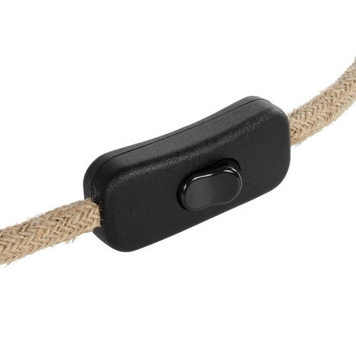 GLOBOSTAR® WHIP 77660 Μοντέρνο DIY Φωτιστικό με Υφασμάτινο Καλώδιο, Ντουί 1 x E27, Διακόπτη On/Off & Πρίζα AC 220-240V IP20 - Μπεζ & Μαύρο - Μ140 x Π5.8 x Υ5.8cm GLOBOSTAR® WHIP 77660 Μοντέρνο DIY Φωτιστικό με Υφασμάτινο Καλώδιο, Ντουί 1 x E27, Διακόπτη On/Off & Πρίζα AC 220-240V IP20 - Μπεζ & Μαύρο - Μ140 x Π5.8 x Υ5.8cm