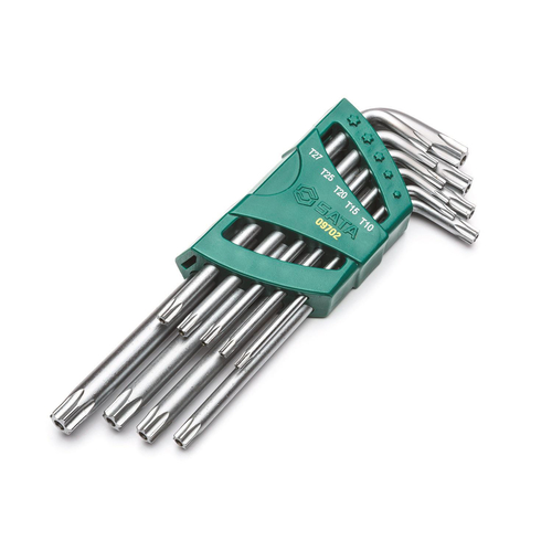 Torx με τρύπα σετ 9τεμ. T10 - T15 - T20 - T25 - T27 - T30 - T40 - T45 - T50 / ST09702