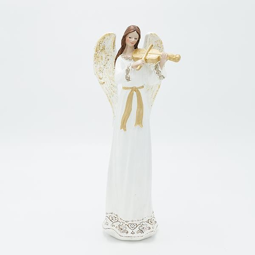 ΑΓΓΕΛΟΣ ΠΟΛΥΡΕΖΙΝ, ΜΕ ΒΙΟΛΙ, ΛΕΥΚΟΣ, 10.5x28.5cm