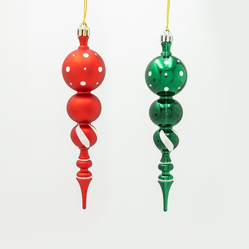 ΠΛΑΣΤΙΚΟ ΣΤΟΛΙΔΙ, ΣΤΑΛΑΚΤΙΤΗΣ, ΠΡΑΣΙΝΟ ΚΟΚΚΙΝΟ, ΣΕΤ 4ΤΜΧ, 18cm