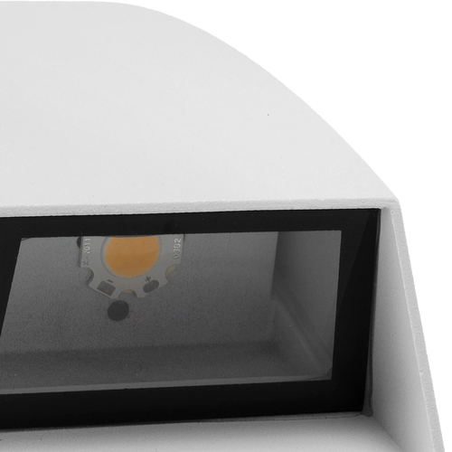 kelvo® FLUX KLV-101-0121 Μοντέρνο Φωτιστικό Τοίχου - Απλίκα LED 6W 750lm 30° AC 220-240V Αδιάβροχο IP65 Θερμό Λευκό 2700K - Bridgelux COB Chip & TÜV SÜD Driver - Λευκό Ματ - Μ5 x Π8.5 x Υ17cm - 5 Χρόνια Εγγύηση kelvo® FLUX KLV-101-0121 Μοντέρνο Φωτιστικό Τοίχου - Απλίκα LED 6W 750lm 30° AC 220-240V Αδιάβροχο IP65 Θερμό Λευκό 2700K - Bridgelux COB Chip & TÜV SÜD Driver - Λευκό Ματ - Μ5 x Π8.5 x Υ17cm - 5 Χρόνια Εγγύηση