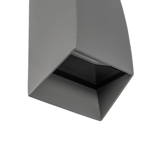 kelvo® FLUX KLV-101-0120 Μοντέρνο Φωτιστικό Τοίχου - Απλίκα LED 6W 750lm 30° AC 220-240V Αδιάβροχο IP65 Θερμό Λευκό 2700K - Bridgelux COB Chip & TÜV SÜD Driver - Γκρι Ανθρακί Ματ - Μ5 x Π8.5 x Υ17cm - 5 Χρόνια Εγγύηση kelvo® FLUX KLV-101-0120 Μοντέρνο Φωτιστικό Τοίχου - Απλίκα LED 6W 750lm 30° AC 220-240V Αδιάβροχο IP65 Θερμό Λευκό 2700K - Bridgelux COB Chip & TÜV SÜD Driver - Γκρι Ανθρακί Ματ - Μ5 x Π8.5 x Υ17cm - 5 Χρόνια Εγγύηση