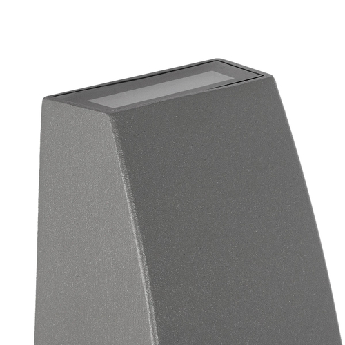 kelvo® FLUX KLV-101-0120 Μοντέρνο Φωτιστικό Τοίχου - Απλίκα LED 6W 750lm 30° AC 220-240V Αδιάβροχο IP65 Θερμό Λευκό 2700K - Bridgelux COB Chip & TÜV SÜD Driver - Γκρι Ανθρακί Ματ - Μ5 x Π8.5 x Υ17cm - 5 Χρόνια Εγγύηση kelvo® FLUX KLV-101-0120 Μοντέρνο Φωτιστικό Τοίχου - Απλίκα LED 6W 750lm 30° AC 220-240V Αδιάβροχο IP65 Θερμό Λευκό 2700K - Bridgelux COB Chip & TÜV SÜD Driver - Γκρι Ανθρακί Ματ - Μ5 x Π8.5 x Υ17cm - 5 Χρόνια Εγγύηση