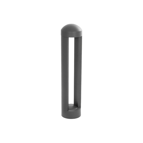 kelvo® GREMO KLV-101-0122 Μοντέρνο Φωτιστικό Κολωνάκι Κήπου LED 7W 735lm 45° AC 220-240V Αδιάβροχο IP65 Θερμό Λευκό 2700K - Bridgelux COB Chip & TÜV SÜD Driver - Γκρι Ανθρακί Ματ - Μ10.8 x Π10.8 x Υ50cm - 5 Χρόνια Εγγύηση