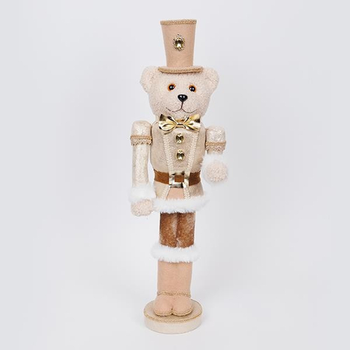 ΑΡΚΟΥΔΟΣ ΣΤΡΑΤΙΩΤΗΣ ΜΕ ΣΑΜΠΑΝΙ ΡΟΥΧΑ, 53cm