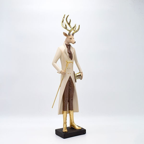 ΤΑΡΑΝΔΟΣ ΠΟΛΥΡΕΖΙΝ, ΜΕ ΣΜΟΚΙΝ ΚΑΙ ΚΑΠΕΛΟ, 48cm