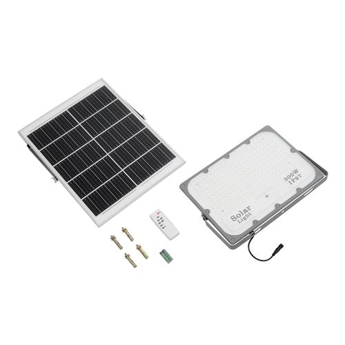 GLOBOSTAR® LUMOVOX 73069 Προβολέας LED 300W 15000lm 120° DC 5V με Φωτοβολταϊκό Panel 5V 20W & Επαναφορτιζόμενη Μπαταρία Li-ion 3.2V 15000mAh Αδιάβροχο IP67 Ψυχρό Λευκό 6000K - 360 x SMD2835 Sanan Chip - Γκρι Ανθρακί - Μ37 x Π7.5 x Υ27cm - 2 Χρόνια Εγγύηση GLOBOSTAR® LUMOVOX 73069 Προβολέας LED 300W 15000lm 120° DC 5V με Φωτοβολταϊκό Panel 5V 20W & Επαναφορτιζόμενη Μπαταρία Li-ion 3.2V 15000mAh Αδιάβροχο IP67 Ψυχρό Λευκό 6000K - 360 x SMD2835 Sanan Chip - Γκρι Ανθρακί - Μ37 x Π7.5 x Υ27cm - 2 Χρόνια Εγγύηση