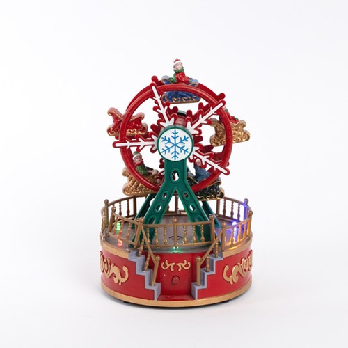 ΡΟΔΑ ΛΟΥΝΑ ΠΑΡΚ, ΜΕ ΧΙΟΝΟΝΙΦΑΔΑ, ΜΕ ΦΩΣ, ΜΟΥΣΙΚΗ ΚΑΙ ΚΙΝΗΣΗ, ΜΠΑΤΑΡΙΑΣ, 13x13x18.5cm