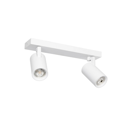 kelvo® SPOTA KLV-101-0137 Μοντέρνο Κινούμενο Φωτιστικό Σποτ Οροφής με Ντουί 2 x GU10 90° AC 220-240V IP20 - Λευκό Ματ - Μ30 x Π6 x Υ14.5cm kelvo® SPOTA KLV-101-0137 Μοντέρνο Κινούμενο Φωτιστικό Σποτ Οροφής με Ντουί 2 x GU10 90° AC 220-240V IP20 - Λευκό Ματ - Μ30 x Π6 x Υ14.5cm