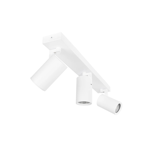 kelvo® SPOTA KLV-101-0139 Μοντέρνο Κινούμενο Φωτιστικό Σποτ Οροφής με Ντουί 3 x GU10 90° AC 220-240V IP20 - Λευκό Ματ - Μ48 x Π6.2 x Υ14cm kelvo® SPOTA KLV-101-0139 Μοντέρνο Κινούμενο Φωτιστικό Σποτ Οροφής με Ντουί 3 x GU10 90° AC 220-240V IP20 - Λευκό Ματ - Μ48 x Π6.2 x Υ14cm