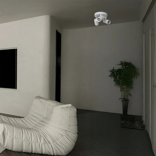 kelvo® SPOTA KLV-101-0145 Μοντέρνο Κινούμενο Φωτιστικό Σποτ Οροφής με Ντουί 3 x GU10 90° AC 220-240V IP20 - Λευκό Ματ - Μ19 x Π19 x Υ14cm kelvo® SPOTA KLV-101-0145 Μοντέρνο Κινούμενο Φωτιστικό Σποτ Οροφής με Ντουί 3 x GU10 90° AC 220-240V IP20 - Λευκό Ματ - Μ19 x Π19 x Υ14cm