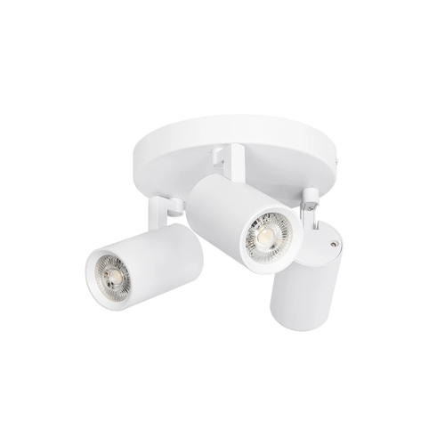 kelvo® SPOTA KLV-101-0145 Μοντέρνο Κινούμενο Φωτιστικό Σποτ Οροφής με Ντουί 3 x GU10 90° AC 220-240V IP20 - Λευκό Ματ - Μ19 x Π19 x Υ14cm kelvo® SPOTA KLV-101-0145 Μοντέρνο Κινούμενο Φωτιστικό Σποτ Οροφής με Ντουί 3 x GU10 90° AC 220-240V IP20 - Λευκό Ματ - Μ19 x Π19 x Υ14cm