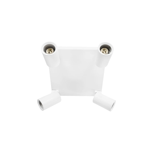 kelvo® SPOTA KLV-101-0147 Μοντέρνο Κινούμενο Φωτιστικό Σποτ Οροφής με Ντουί 4 x GU10 90° AC 220-240V IP20 - Λευκό Ματ - Μ26 x Π26 x Υ14cm kelvo® SPOTA KLV-101-0147 Μοντέρνο Κινούμενο Φωτιστικό Σποτ Οροφής με Ντουί 4 x GU10 90° AC 220-240V IP20 - Λευκό Ματ - Μ26 x Π26 x Υ14cm