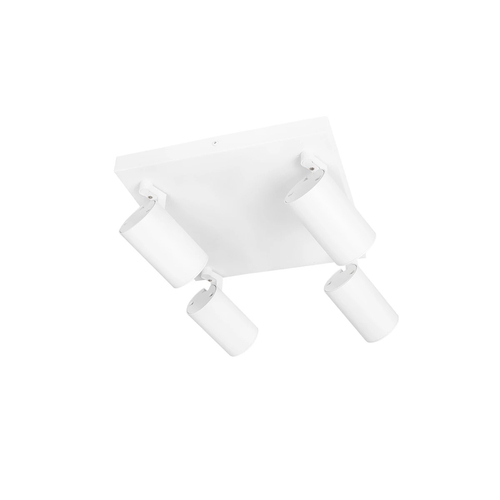 kelvo® SPOTA KLV-101-0147 Μοντέρνο Κινούμενο Φωτιστικό Σποτ Οροφής με Ντουί 4 x GU10 90° AC 220-240V IP20 - Λευκό Ματ - Μ26 x Π26 x Υ14cm kelvo® SPOTA KLV-101-0147 Μοντέρνο Κινούμενο Φωτιστικό Σποτ Οροφής με Ντουί 4 x GU10 90° AC 220-240V IP20 - Λευκό Ματ - Μ26 x Π26 x Υ14cm