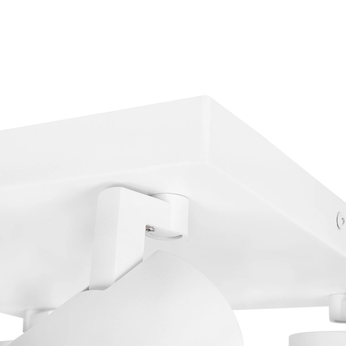 kelvo® SPOTA KLV-101-0147 Μοντέρνο Κινούμενο Φωτιστικό Σποτ Οροφής με Ντουί 4 x GU10 90° AC 220-240V IP20 - Λευκό Ματ - Μ26 x Π26 x Υ14cm kelvo® SPOTA KLV-101-0147 Μοντέρνο Κινούμενο Φωτιστικό Σποτ Οροφής με Ντουί 4 x GU10 90° AC 220-240V IP20 - Λευκό Ματ - Μ26 x Π26 x Υ14cm