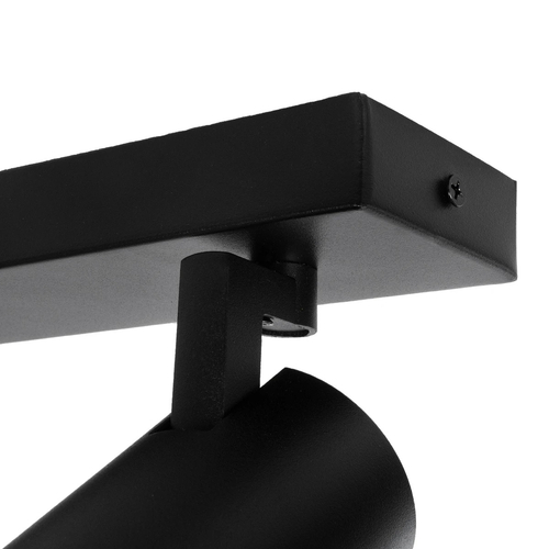 kelvo® SPOTA KLV-101-0138 Μοντέρνο Κινούμενο Φωτιστικό Σποτ Οροφής με Ντουί 3 x GU10 90° AC 220-240V IP20 - Μαύρο Ματ - Μ48 x Π6.2 x Υ14cm kelvo® SPOTA KLV-101-0138 Μοντέρνο Κινούμενο Φωτιστικό Σποτ Οροφής με Ντουί 3 x GU10 90° AC 220-240V IP20 - Μαύρο Ματ - Μ48 x Π6.2 x Υ14cm