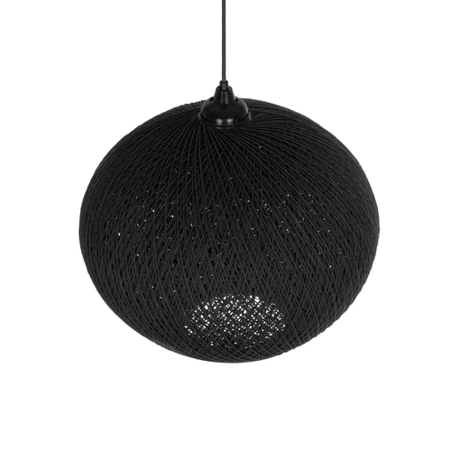 GLOBOSTAR® SOLEI 205-0004 Boho Κρεμαστό Φωτιστικό Οροφής με Ντουί 1 x E27 AC 220-240V IP20 - Μαύρο - M40 x Π40 x Υ45cm GLOBOSTAR® SOLEI 205-0004 Boho Κρεμαστό Φωτιστικό Οροφής με Ντουί 1 x E27 AC 220-240V IP20 - Μαύρο - M40 x Π40 x Υ45cm