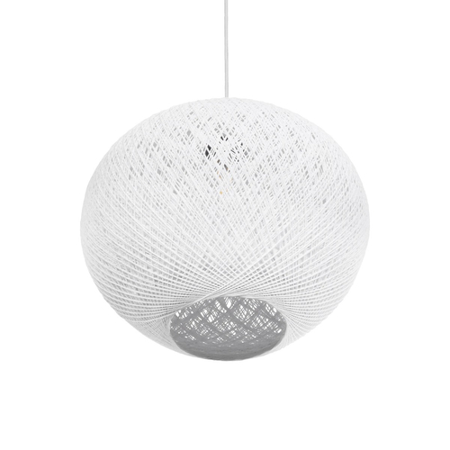 GLOBOSTAR® SOLEI 205-0007 Boho Κρεμαστό Φωτιστικό Οροφής με Ντουί 1 x E27 AC 220-240V IP20 - Λευκό - M40 x Π40 x Υ45cm GLOBOSTAR® SOLEI 205-0007 Boho Κρεμαστό Φωτιστικό Οροφής με Ντουί 1 x E27 AC 220-240V IP20 - Λευκό - M40 x Π40 x Υ45cm