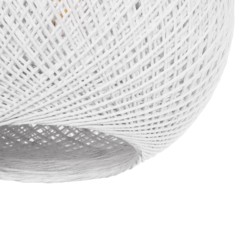 GLOBOSTAR® SOLEI 205-0009 Boho Κρεμαστό Φωτιστικό Οροφής με Ντουί 1 x E27 AC 220-240V IP20 - Λευκό - M20 x Π20 x Υ25cm GLOBOSTAR® SOLEI 205-0009 Boho Κρεμαστό Φωτιστικό Οροφής με Ντουί 1 x E27 AC 220-240V IP20 - Λευκό - M20 x Π20 x Υ25cm