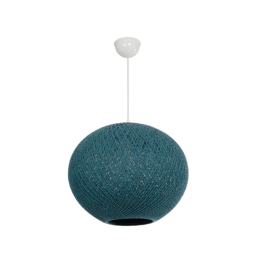 GLOBOSTAR® SOLEI 205-0010 Boho Κρεμαστό Φωτιστικό Οροφής με Ντουί 1 x E27 AC 220-240V IP20 - Τιρκουάζ - M40 x Π40 x Υ45cm GLOBOSTAR® SOLEI 205-0010 Boho Κρεμαστό Φωτιστικό Οροφής με Ντουί 1 x E27 AC 220-240V IP20 - Τιρκουάζ - M40 x Π40 x Υ45cm