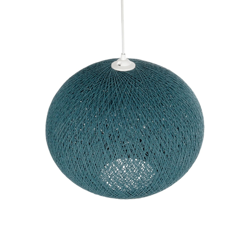 GLOBOSTAR® SOLEI 205-0010 Boho Κρεμαστό Φωτιστικό Οροφής με Ντουί 1 x E27 AC 220-240V IP20 - Τιρκουάζ - M40 x Π40 x Υ45cm GLOBOSTAR® SOLEI 205-0010 Boho Κρεμαστό Φωτιστικό Οροφής με Ντουί 1 x E27 AC 220-240V IP20 - Τιρκουάζ - M40 x Π40 x Υ45cm