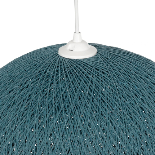 GLOBOSTAR® SOLEI 205-0010 Boho Κρεμαστό Φωτιστικό Οροφής με Ντουί 1 x E27 AC 220-240V IP20 - Τιρκουάζ - M40 x Π40 x Υ45cm GLOBOSTAR® SOLEI 205-0010 Boho Κρεμαστό Φωτιστικό Οροφής με Ντουί 1 x E27 AC 220-240V IP20 - Τιρκουάζ - M40 x Π40 x Υ45cm