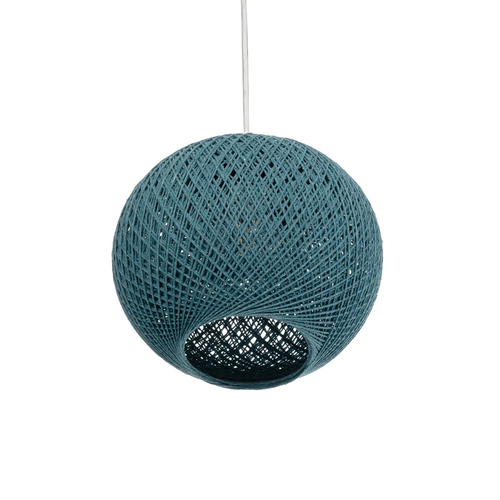 GLOBOSTAR® SOLEI 205-0012 Boho Κρεμαστό Φωτιστικό Οροφής με Ντουί 1 x E27 AC 220-240V IP20 - Τιρκουάζ - M20 x Π20 x Υ25cm GLOBOSTAR® SOLEI 205-0012 Boho Κρεμαστό Φωτιστικό Οροφής με Ντουί 1 x E27 AC 220-240V IP20 - Τιρκουάζ - M20 x Π20 x Υ25cm