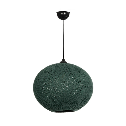 GLOBOSTAR® SOLEI 205-0013 Boho Κρεμαστό Φωτιστικό Οροφής με Ντουί 1 x E27 AC 220-240V IP20 - Πράσινο - M40 x Π40 x Υ45cm GLOBOSTAR® SOLEI 205-0013 Boho Κρεμαστό Φωτιστικό Οροφής με Ντουί 1 x E27 AC 220-240V IP20 - Πράσινο - M40 x Π40 x Υ45cm