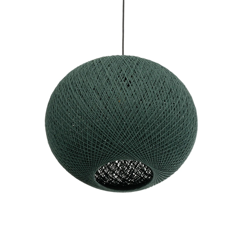 GLOBOSTAR® SOLEI 205-0013 Boho Κρεμαστό Φωτιστικό Οροφής με Ντουί 1 x E27 AC 220-240V IP20 - Πράσινο - M40 x Π40 x Υ45cm GLOBOSTAR® SOLEI 205-0013 Boho Κρεμαστό Φωτιστικό Οροφής με Ντουί 1 x E27 AC 220-240V IP20 - Πράσινο - M40 x Π40 x Υ45cm