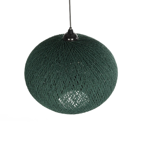 GLOBOSTAR® SOLEI 205-0013 Boho Κρεμαστό Φωτιστικό Οροφής με Ντουί 1 x E27 AC 220-240V IP20 - Πράσινο - M40 x Π40 x Υ45cm GLOBOSTAR® SOLEI 205-0013 Boho Κρεμαστό Φωτιστικό Οροφής με Ντουί 1 x E27 AC 220-240V IP20 - Πράσινο - M40 x Π40 x Υ45cm