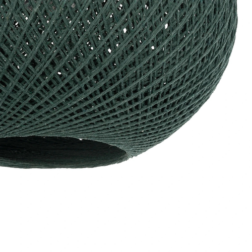 GLOBOSTAR® SOLEI 205-0014 Boho Κρεμαστό Φωτιστικό Οροφής με Ντουί 1 x E27 AC 220-240V IP20 - Πράσινο - M30 x Π30 x Υ35cm