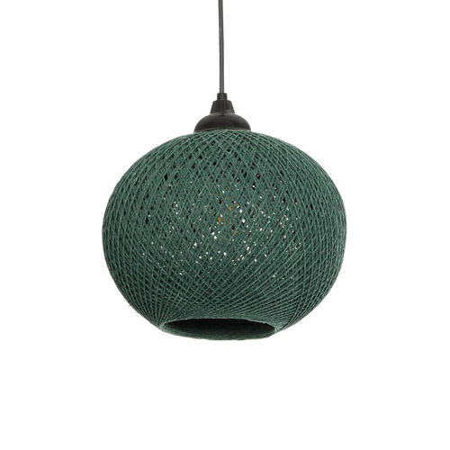 GLOBOSTAR® SOLEI 205-0015 Boho Κρεμαστό Φωτιστικό Οροφής με Ντουί 1 x E27 AC 220-240V IP20 - Πράσινο - M20 x Π20 x Υ25cm GLOBOSTAR® SOLEI 205-0015 Boho Κρεμαστό Φωτιστικό Οροφής με Ντουί 1 x E27 AC 220-240V IP20 - Πράσινο - M20 x Π20 x Υ25cm