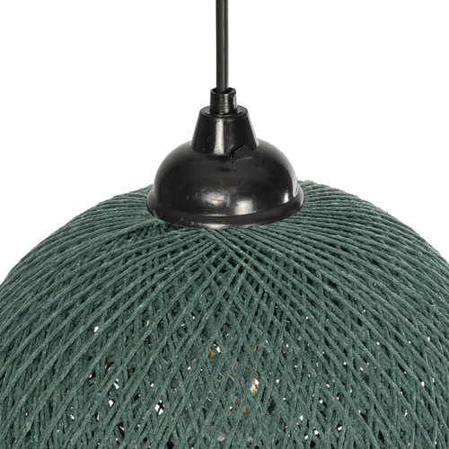 GLOBOSTAR® SOLEI 205-0015 Boho Κρεμαστό Φωτιστικό Οροφής με Ντουί 1 x E27 AC 220-240V IP20 - Πράσινο - M20 x Π20 x Υ25cm GLOBOSTAR® SOLEI 205-0015 Boho Κρεμαστό Φωτιστικό Οροφής με Ντουί 1 x E27 AC 220-240V IP20 - Πράσινο - M20 x Π20 x Υ25cm