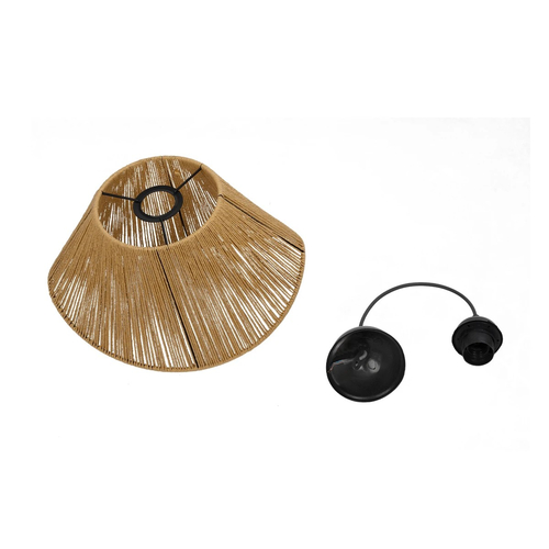 GLOBOSTAR® ELDA 205-0032 Boho Κρεμαστό Φωτιστικό Οροφής με Ντουί 1 x E27 AC 220-240V IP20 - Μπεζ - M32 x Π21 x Υ24cm GLOBOSTAR® ELDA 205-0032 Boho Κρεμαστό Φωτιστικό Οροφής με Ντουί 1 x E27 AC 220-240V IP20 - Μπεζ - M32 x Π21 x Υ24cm