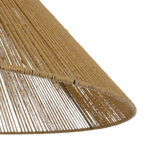 GLOBOSTAR® HATA 205-0037 Boho Κρεμαστό Φωτιστικό Οροφής με Ντουί 1 x E27 AC 220-240V IP20 - Μπεζ - M60 x Π60 x Υ27cm