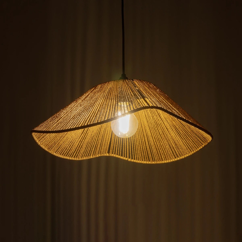 GLOBOSTAR® HATA 205-0038 Boho Κρεμαστό Φωτιστικό Οροφής με Ντουί 1 x E27 AC 220-240V IP20 - Μπεζ - M40 x Π40 x Υ17cm GLOBOSTAR® HATA 205-0038 Boho Κρεμαστό Φωτιστικό Οροφής με Ντουί 1 x E27 AC 220-240V IP20 - Μπεζ - M40 x Π40 x Υ17cm