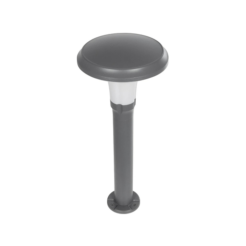 GLOBOSTAR® WHISPER 90548 Φωτιστικό Κολωνάκι Κήπου με Ντουί 1 x E27 AC 220-240V Αδιάβροχο IP65 - Γκρι Ανθρακί - Μ27 x Π27 x Υ79cm