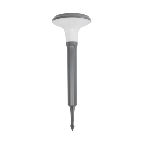 GLOBOSTAR® WHISPER 90548 Φωτιστικό Κολωνάκι Κήπου με Ντουί 1 x E27 AC 220-240V Αδιάβροχο IP65 - Γκρι Ανθρακί - Μ27 x Π27 x Υ79cm