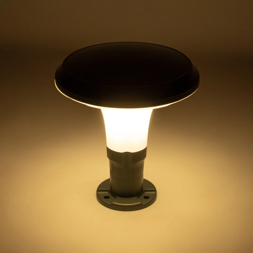 GLOBOSTAR® WHISPER 90553 Φωτιστικό Κολωνάκι Κήπου με Ντουί 1 x E27 AC 220-240V Αδιάβροχο IP65 - Γκρι Ανθρακί - Μ27 x Π27 x Υ29cm GLOBOSTAR® WHISPER 90553 Φωτιστικό Κολωνάκι Κήπου με Ντουί 1 x E27 AC 220-240V Αδιάβροχο IP65 - Γκρι Ανθρακί - Μ27 x Π27 x Υ29cm