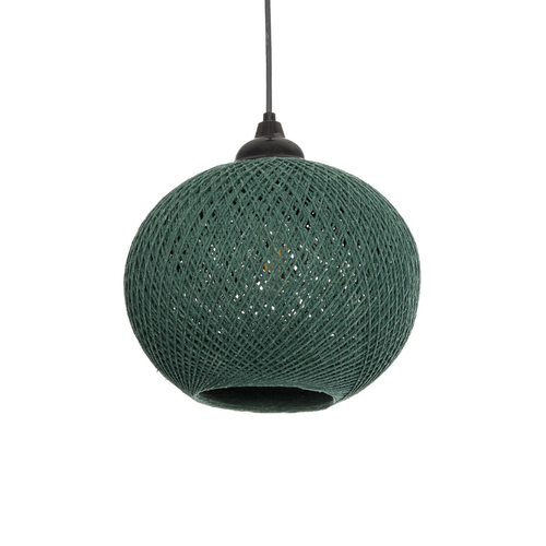 GLOBOSTAR® SOLEI 205-0015 Boho Κρεμαστό Φωτιστικό Οροφής με Ντουί 1 x E27 AC 220-240V IP20 - Πράσινο - M20 x Π20 x Υ25cm GLOBOSTAR® SOLEI 205-0015 Boho Κρεμαστό Φωτιστικό Οροφής με Ντουί 1 x E27 AC 220-240V IP20 - Πράσινο - M20 x Π20 x Υ25cm