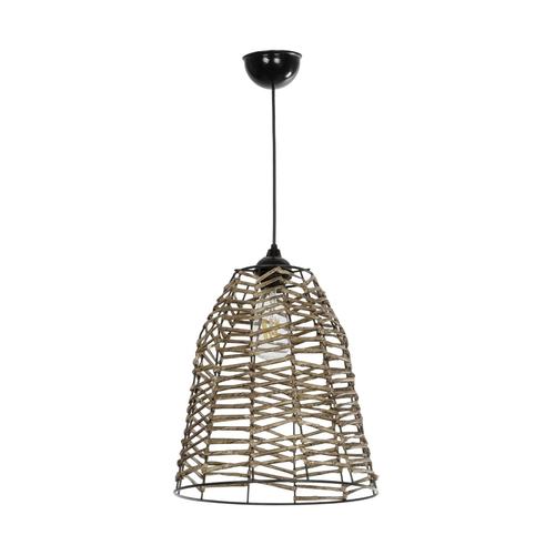 GLOBOSTAR® NETZ 205-0026 Boho Κρεμαστό Φωτιστικό Οροφής με Ντουί 1 x E27 AC 220-240V IP20 - Μπεζ - M30 x Π30 x Υ38cm GLOBOSTAR® NETZ 205-0026 Boho Κρεμαστό Φωτιστικό Οροφής με Ντουί 1 x E27 AC 220-240V IP20 - Μπεζ - M30 x Π30 x Υ38cm