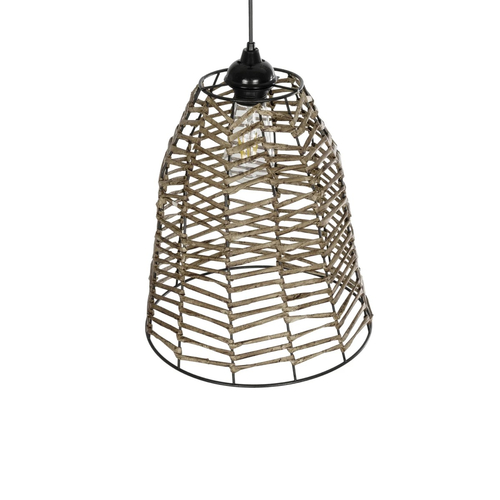 GLOBOSTAR® NETZ 205-0026 Boho Κρεμαστό Φωτιστικό Οροφής με Ντουί 1 x E27 AC 220-240V IP20 - Μπεζ - M30 x Π30 x Υ38cm GLOBOSTAR® NETZ 205-0026 Boho Κρεμαστό Φωτιστικό Οροφής με Ντουί 1 x E27 AC 220-240V IP20 - Μπεζ - M30 x Π30 x Υ38cm