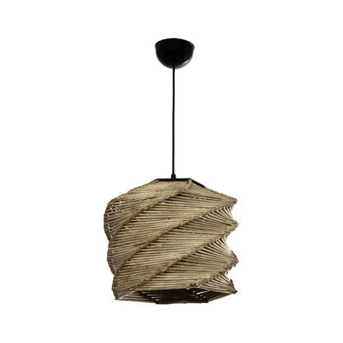 GLOBOSTAR® HUSLE 205-0045 Boho Κρεμαστό Φωτιστικό Οροφής με Ντουί 1 x E27 AC 220-240V IP20 - Μπεζ - M30 x Π30 x Υ28cm GLOBOSTAR® HUSLE 205-0045 Boho Κρεμαστό Φωτιστικό Οροφής με Ντουί 1 x E27 AC 220-240V IP20 - Μπεζ - M30 x Π30 x Υ28cm